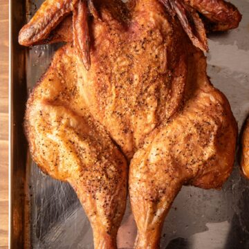 Smoked Spatchcock Chicken (With Extra Crispy Skin!)