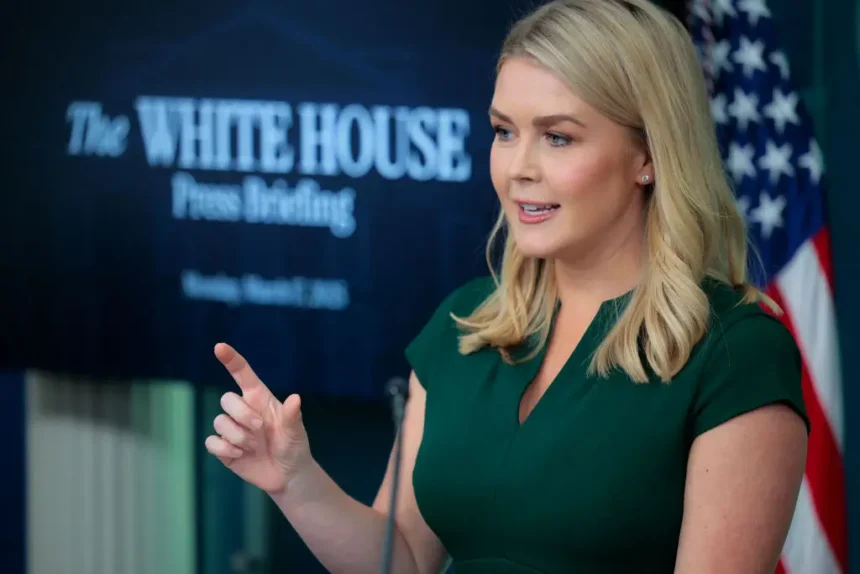 ‘God Saved Trump for a Reason’: White House Press Secretary Karoline Leavitt Casts Democrats as ‘Evil Forces’ While Defending Policies That Left Thousands Dead, Critics Say