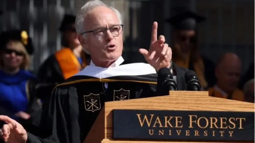 ‘Angry, Unhinged’: MAGA Explodes Over Scott Pelley’s Wake Forest Speech Slamming Trump’s DEI Crackdown and Quoting Maya Angelou