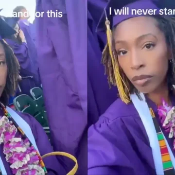 ‘Just Move Out of Our Country’: Racists Unleash Hate on Black College Graduate for Her Refusal to Stand for National Anthem In Viral Video
