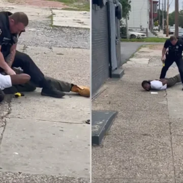 ‘Don’t Fight the Police’: Pennsylvania Cop on Desk Duty After He Tases Black Man on the Ground, Then Punch Him Twice In the Face During Traffic Stop Arrest Captured on Video