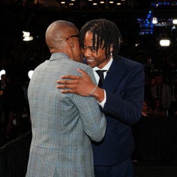 ‘I feel like we both got drafted today’: Wizards’ pick Tre Johnson, formerly ‘worst critic’ dad share moment