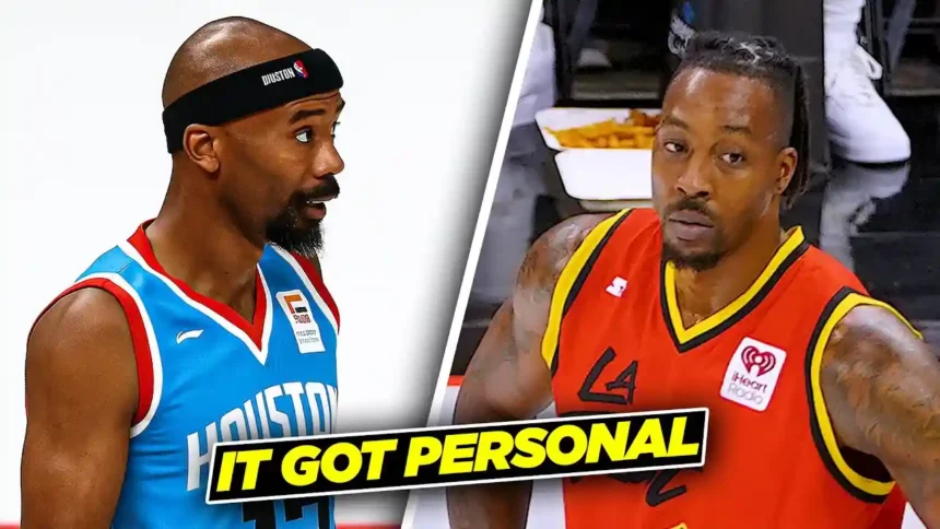 Dwight Howard Gets TESTED By Corey Brewer Then Goes OFF at The Big 3