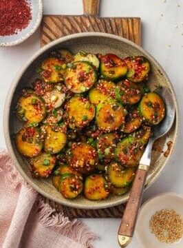 Easy Korean Cucumber Salad