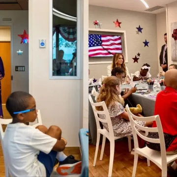 ‘No Shame!’: Melania Trump Slammed for Tone-Deaf Appearance at Children’s Hospital the Same Day Republicans Slashes Medicaid Coverage for Low-Income Americans