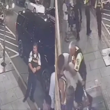 ‘Didn’t Expect Him to Strangle Me Like That’: Video Shows New York Cop Choke-Slamming Teen Into Bodega Window After Boy’s Cutting Remark