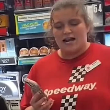 ‘Not All Black People Are Threatening’: White Gas Station Clerk Accuses Black Man of Scamming Before Unwillingly Admitting She Was Wrong and Making Shocking Confession