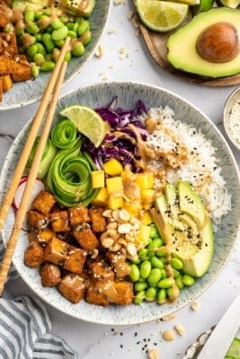Peanut Tofu Bowls (Perfect for Meal Prep!) Peanut Tofu Bowls (Perfect for Meal Prep!)