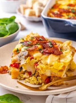 Overnight Breakfast Strata Recipe