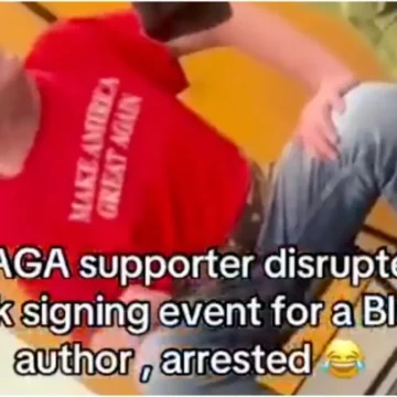‘Stop Telling Me What to Do!’: MAGA Supporter Crashes Out at Black Author Book Talk After Getting the Boot for Spewing Racist Insults