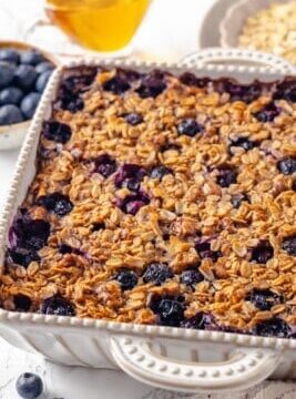 Baked Oatmeal Recipe With Blueberries