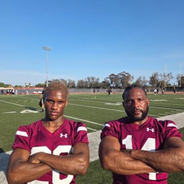 How a joke between a father and son led to them becoming college football teammates