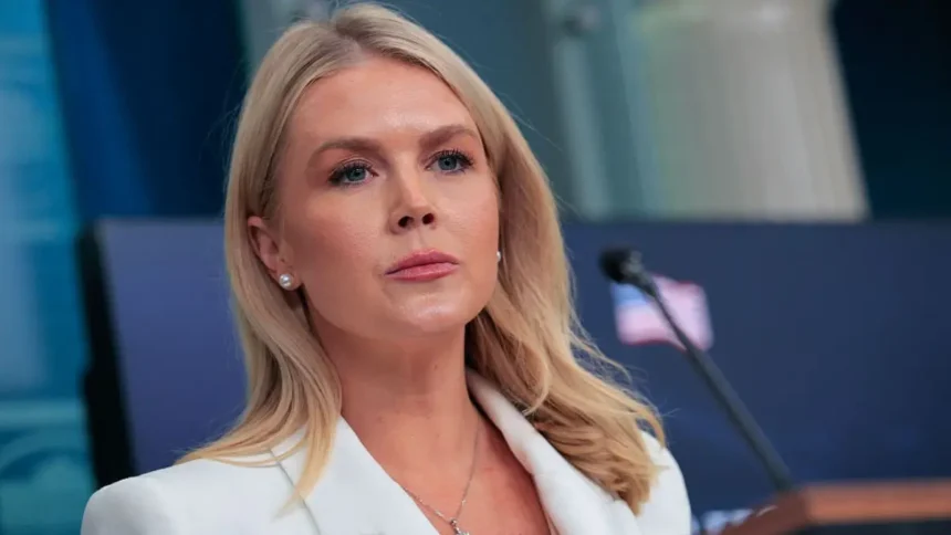 ‘Look at That Coward Run’: Karoline Leavitt Bolts for Exit After Grilling on Trump’s Latest Threat, But One Reporter Still Manages to Expose Her Lie ‘Look at That Coward Run’: Karoline Leavitt Bolts for Exit After Grilling on Trump’s Latest Threat, But One Reporter Still Manages to Expose Her Lie