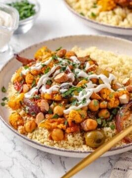 Moroccan Cauliflower Tagine With Chickpeas Moroccan Cauliflower Tagine With Chickpeas