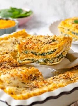 Butternut Squash Lasagna With Spinach