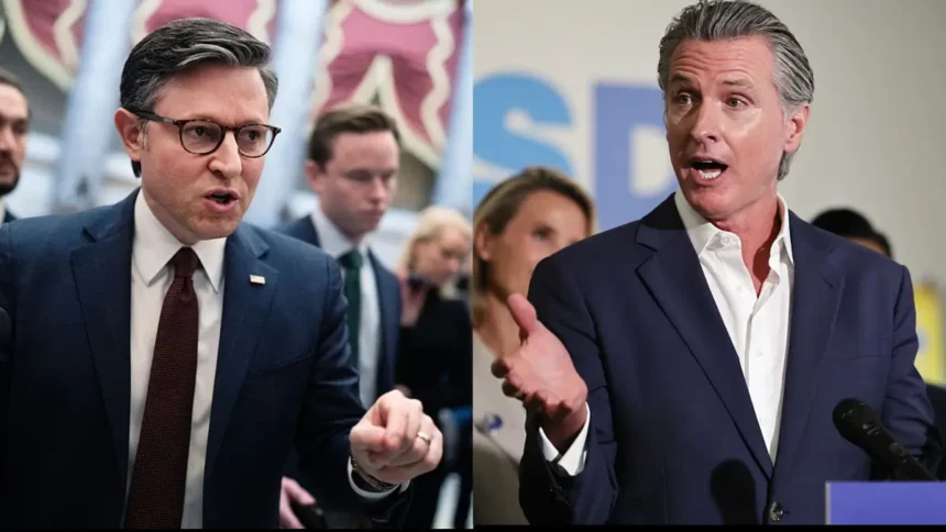 ‘Diabolical’: Gavin Newsom Rips Into Trump and His Allies with a Brutal Holiday Greeting, But He Saved His Most Savage Message for Mike Johnson