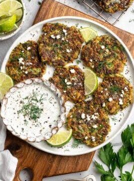 Gluten-Free Vegan Zucchini Fritters