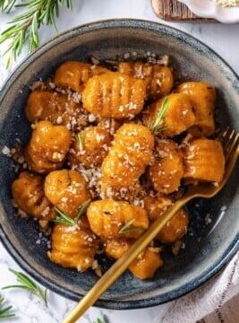 Sweet Potato Gnocchi With Rosemary Garlic Butter Sweet Potato Gnocchi With Rosemary Garlic Butter