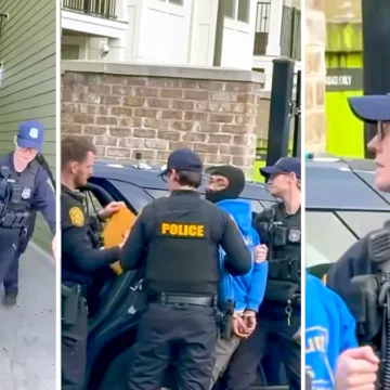 ‘He Didn’t Do Anything But Walking While Black’: Black Man Arrested on Felony Charge for Wearing Safety Mask While on the Clock as Contractor, Video Shows ‘He Didn’t Do Anything But Walking While Black’: Black Man Arrested on Felony Charge for Wearing Safety Mask While on the Clock as Contractor, Video Shows