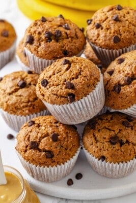 Peanut Butter Banana Muffins Peanut Butter Banana Muffins