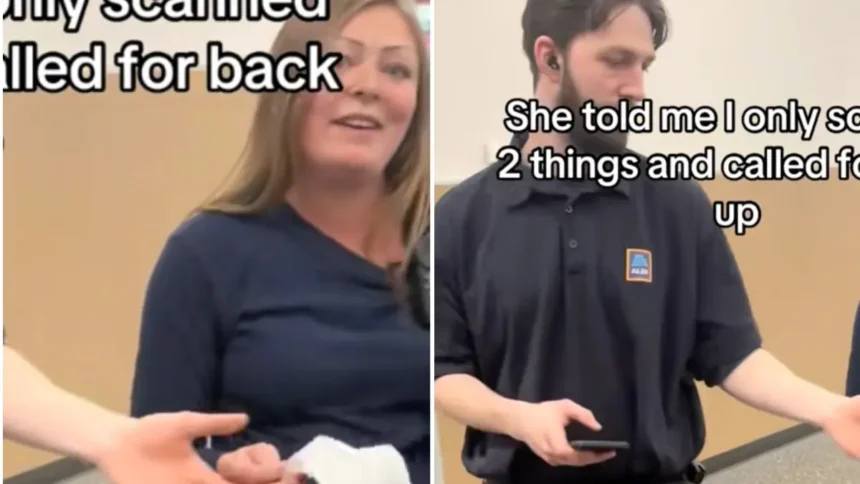‘Make Them Put It All Back!’: White Aldi Workers Falsely Accuse Black Shopper of Theft — But What They Do After She Shows the Receipt Has People Calling for Their Jobs ‘Make Them Put It All Back!’: White Aldi Workers Falsely Accuse Black Shopper of Theft — But What They Do After She Shows the Receipt Has People Calling for Their Jobs
