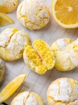 Lemon Crinkle Cookies