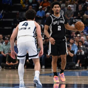 San Antonio Spurs rookie guard Dylan Harper couldn’t be in a better position