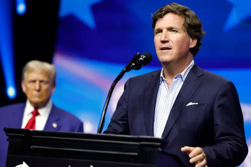 ‘Always Will be Full of Crap’: Tucker Carlson Folded When Asked Directly About a Damning Name He Gave Trump, Then the Reporter Rolls the Clip