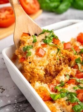 Cheesy Quinoa Casserole