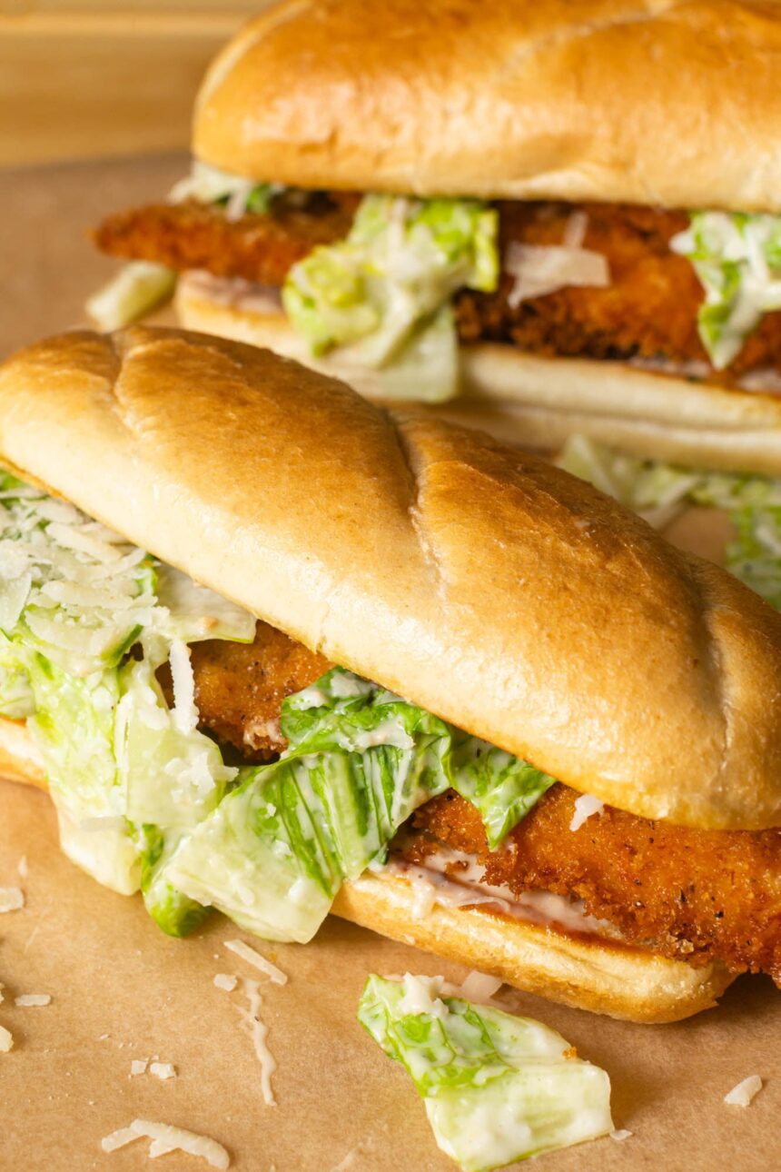 Chicken Caesar Sandwich Recipe Chicken Caesar Sandwich Recipe
