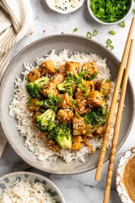 Tempeh Stir Fry with Peanut Sauce Tempeh Stir Fry with Peanut Sauce