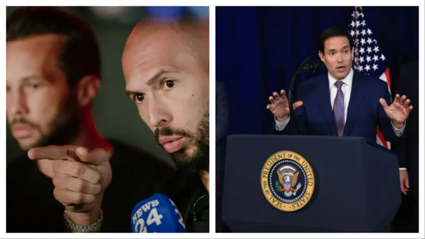 ‘Who? Mentioned Me by Name?!’: Tate Brothers Suddenly Pull Marco Rubio Into Their Exploding Legal Drama — Then One Reporter Forces Him to Deal with It Live ‘Who? Mentioned Me by Name?!’: Tate Brothers Suddenly Pull Marco Rubio Into Their Exploding Legal Drama — Then One Reporter Forces Him to Deal with It Live
