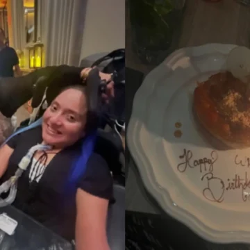 ‘Would Never Expect That’: Disabled Woman’s Birthday Dinner Turns Upside Down When Restaurant Brings Out Cake That Leaves Her Staring in Disbelief ‘Would Never Expect That’: Disabled Woman’s Birthday Dinner Turns Upside Down When Restaurant Brings Out Cake That Leaves Her Staring in Disbelief