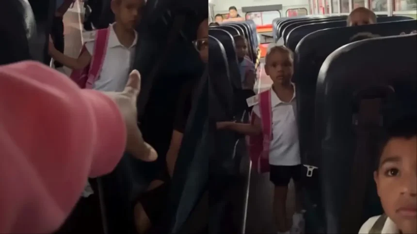 ‘Act Like We Got Some Sense!’: Black Mom Boards School Bus to Lay Down the Law in Viral Video, and Her One Warning Has Kids Suddenly Behaving ‘Act Like We Got Some Sense!’: Black Mom Boards School Bus to Lay Down the Law in Viral Video, and Her One Warning Has Kids Suddenly Behaving