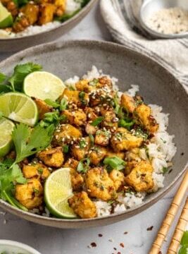 Cilantro Lime Marinated Tofu