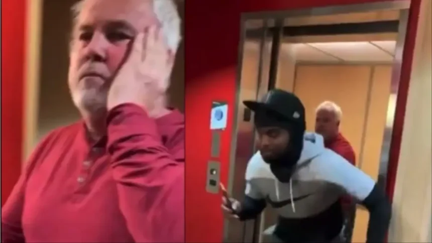 ‘Did You See What He Did to Me!’: White Hotel Guest Shoves Black Man Off Elevator, Then Attempts to Play Victim After Getting a Punch He Didn’t Expect ‘Did You See What He Did to Me!’: White Hotel Guest Shoves Black Man Off Elevator, Then Attempts to Play Victim After Getting a Punch He Didn’t Expect