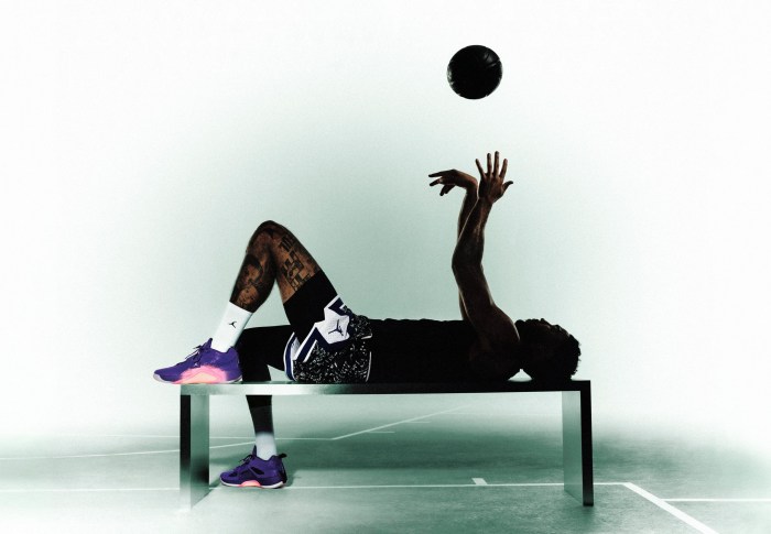 Strapped styling sets the Jordan Tatum 5 apart from the pack Strapped styling sets the Jordan Tatum 5 apart from the pack