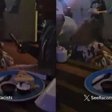 ‘Unpleasant Interaction’: White Restaurant Owner Kisses Black Baby, Blows Out Her Birthday Candle in Viral Video Now Drawing Police Attention ‘Unpleasant Interaction’: White Restaurant Owner Kisses Black Baby, Blows Out Her Birthday Candle in Viral Video Now Drawing Police Attention