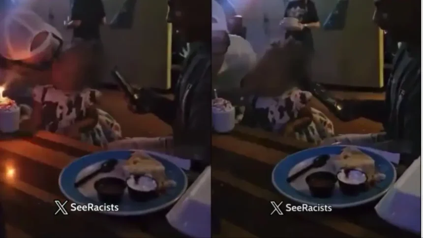 ‘Unpleasant Interaction’: White Restaurant Owner Kisses Black Baby, Blows Out Her Birthday Candle in Viral Video Now Drawing Police Attention ‘Unpleasant Interaction’: White Restaurant Owner Kisses Black Baby, Blows Out Her Birthday Candle in Viral Video Now Drawing Police Attention