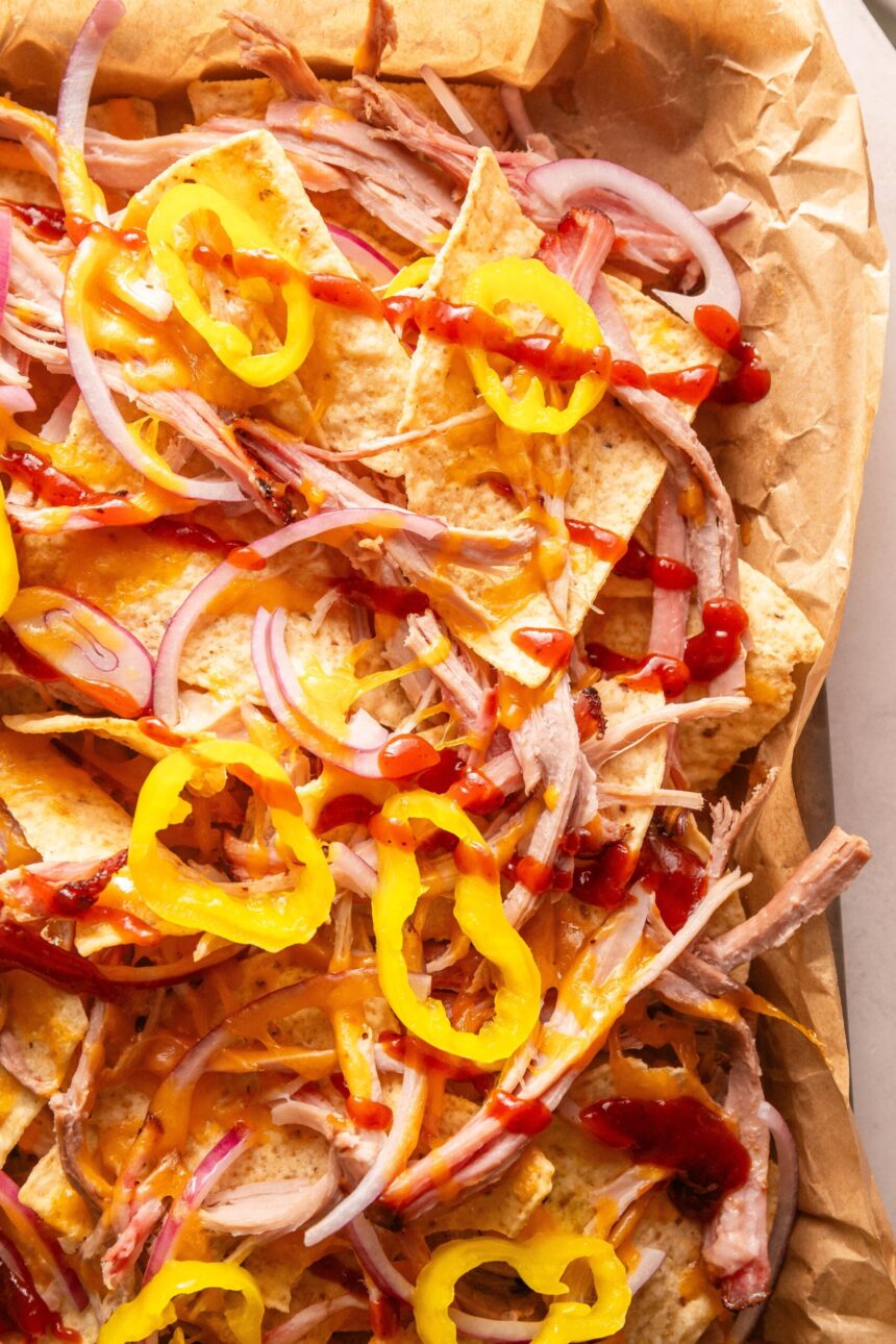 BBQ Pulled Pork Nachos Recipe BBQ Pulled Pork Nachos Recipe